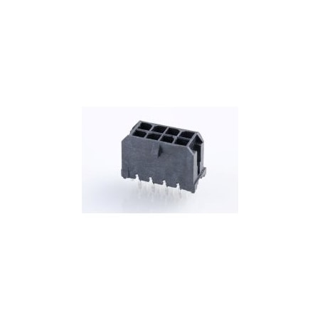 Molex Microfit 3.0 Vert PTH /clip DR 15Au 8Ckt 43045-0825